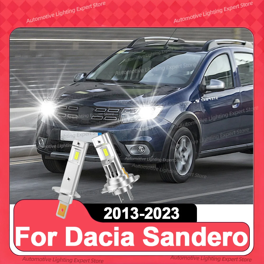 

2/4 шт. светодиодные лампы для фар 30000LM 6000K для Dacia Sandero 2013-2023 2014 2015 2016 2017 2018 2019 2020 2021