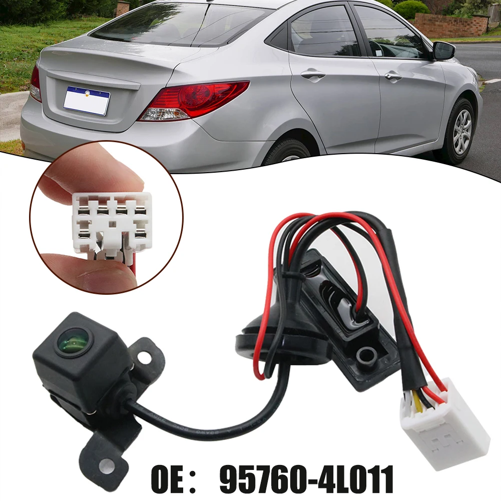 Kamera mundur mobil, hitam ABS untuk Hyundai Solaris/untuk Accent 2014/untuk Sonata 2017 OEM OEM 1 buah