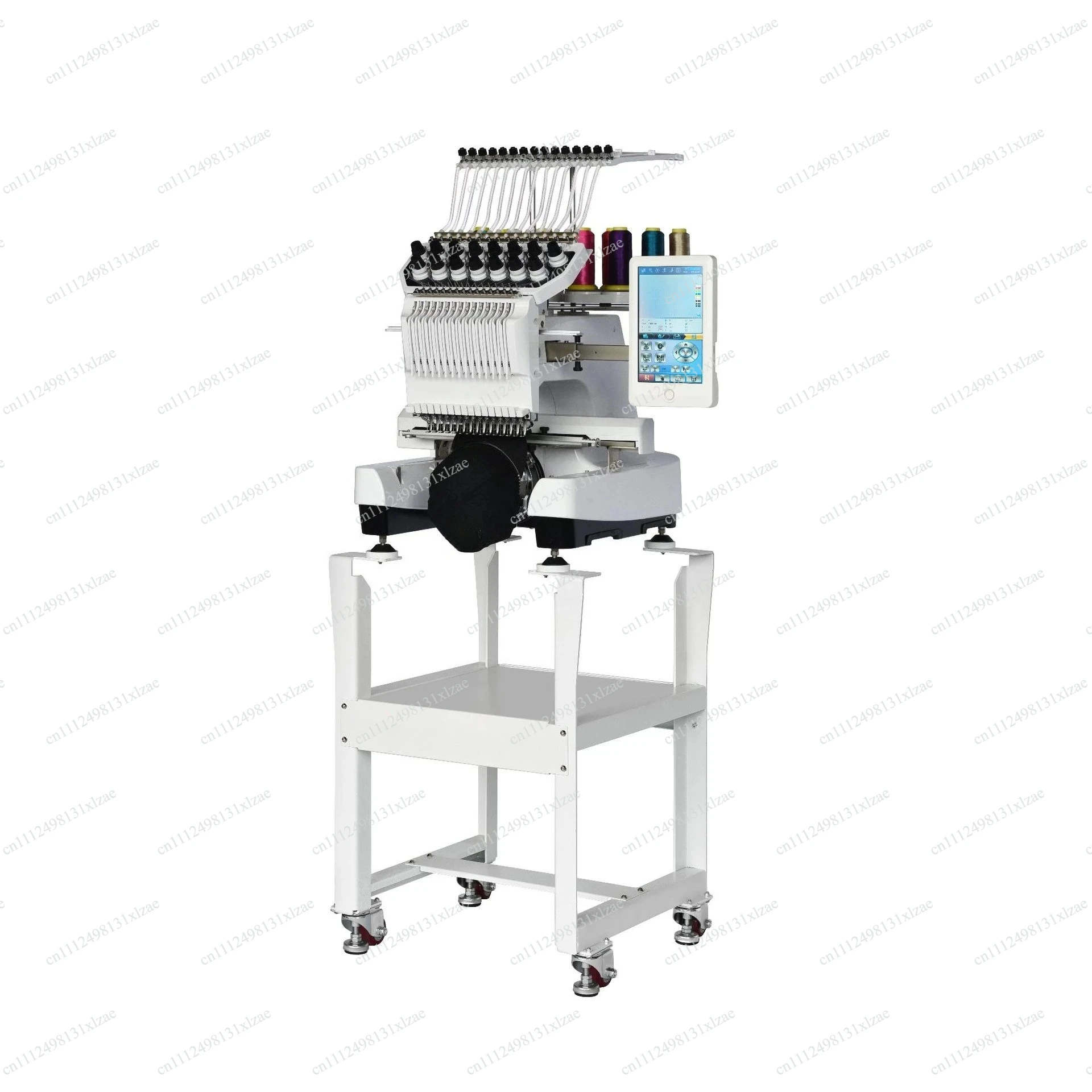 Single Needle Embroidery Machine MFS 1500 PR680W - 9/12/15 Thread Multi-Needle Professional Embroidery Unit