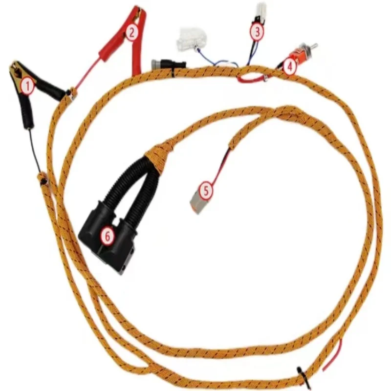 

Excavator parts Komatsu Cummins M11 engine PC200/300/400-8 start test detection harness.