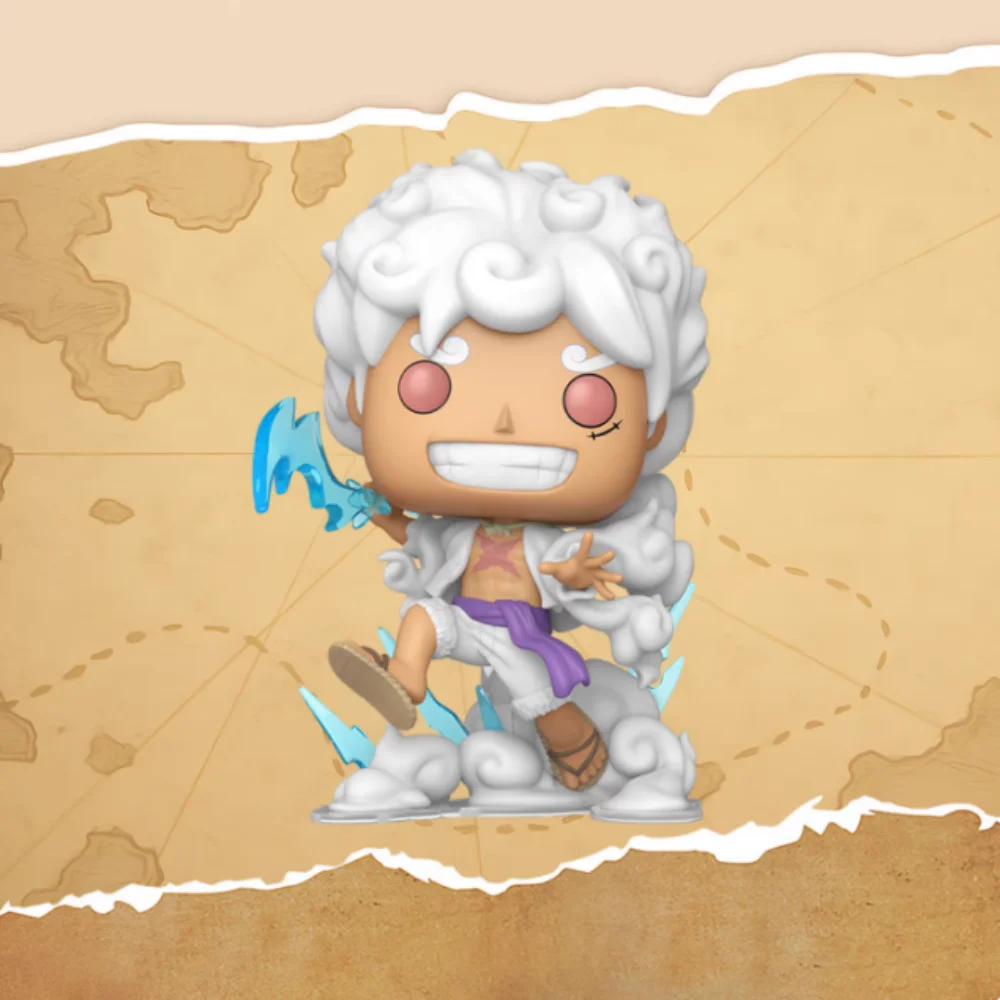 

In Stock Funko Pop One Piece Luffy Gear Five #2177 Action Figure Model Collection Limited Edition Toys Gifts