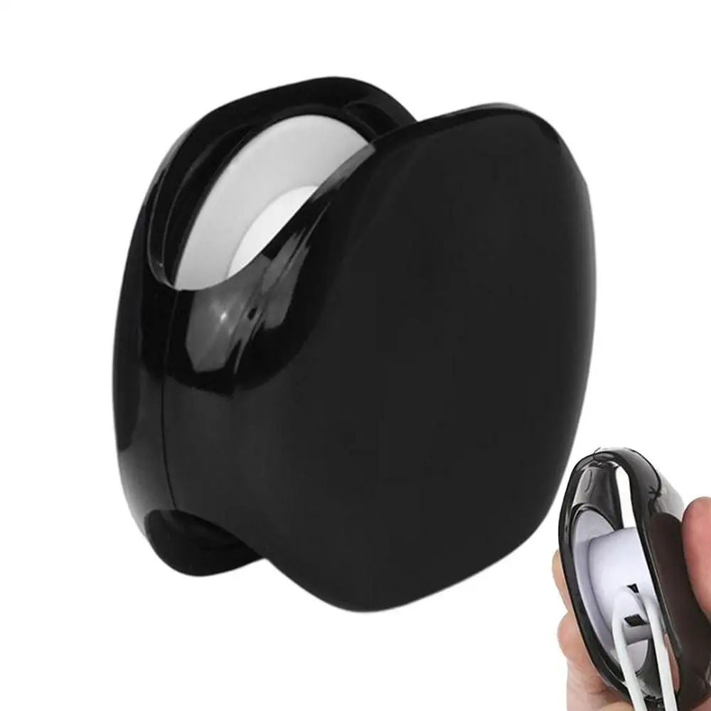 Desktop Organiser Earphone Automatic Retractable Cable Earphone Wrap Retractable Cord Organizer Cord Winder Clip Earphone