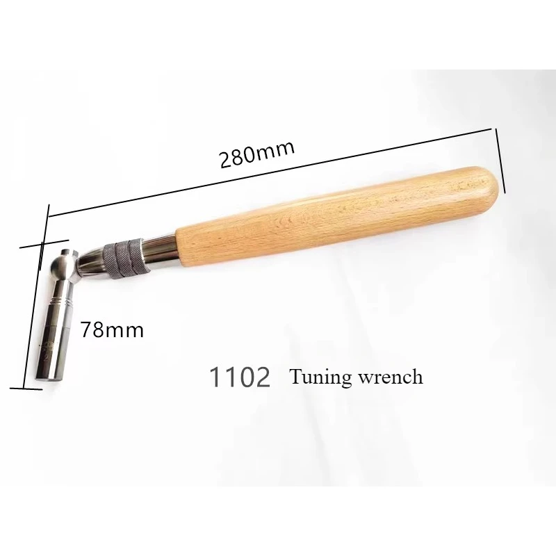 Piano tuning tools, piano accessories, log-colored wooden handles, professional tuning wrenches