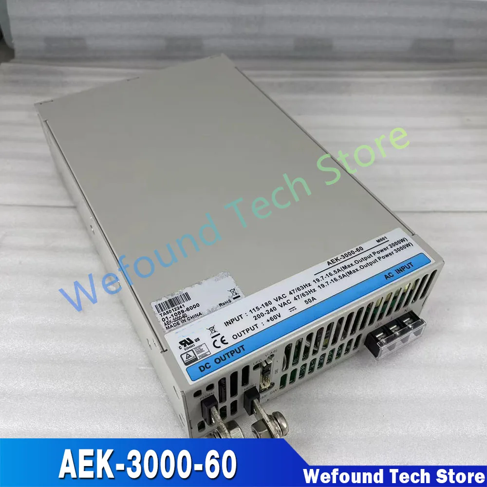 AEK-3000-60 60V50A3000W high-power switching power supply 56-63V