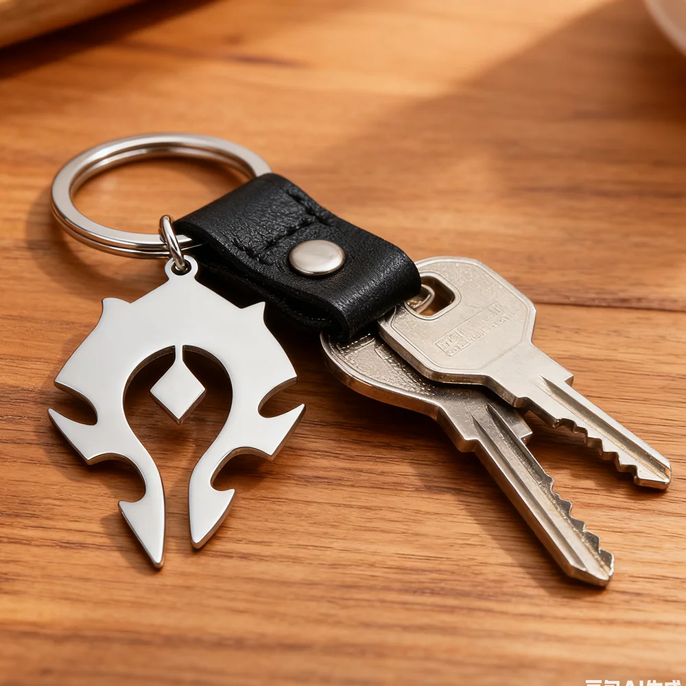 الفولاذ المقاوم للصدأ عالم حشد المفاتيح لعبة فيلم الشرير نجاح باهرة قلادة كيرينغ للنساء الرجال حقيبة الظهر الملحقات #2