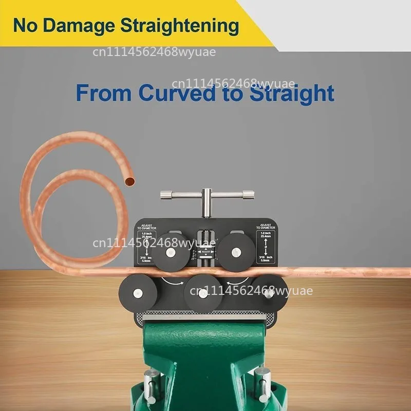 Pipe Straightener, Brake Line Straightener, Suitable for Diameters From 3/16 Inch To 1.0 Inch