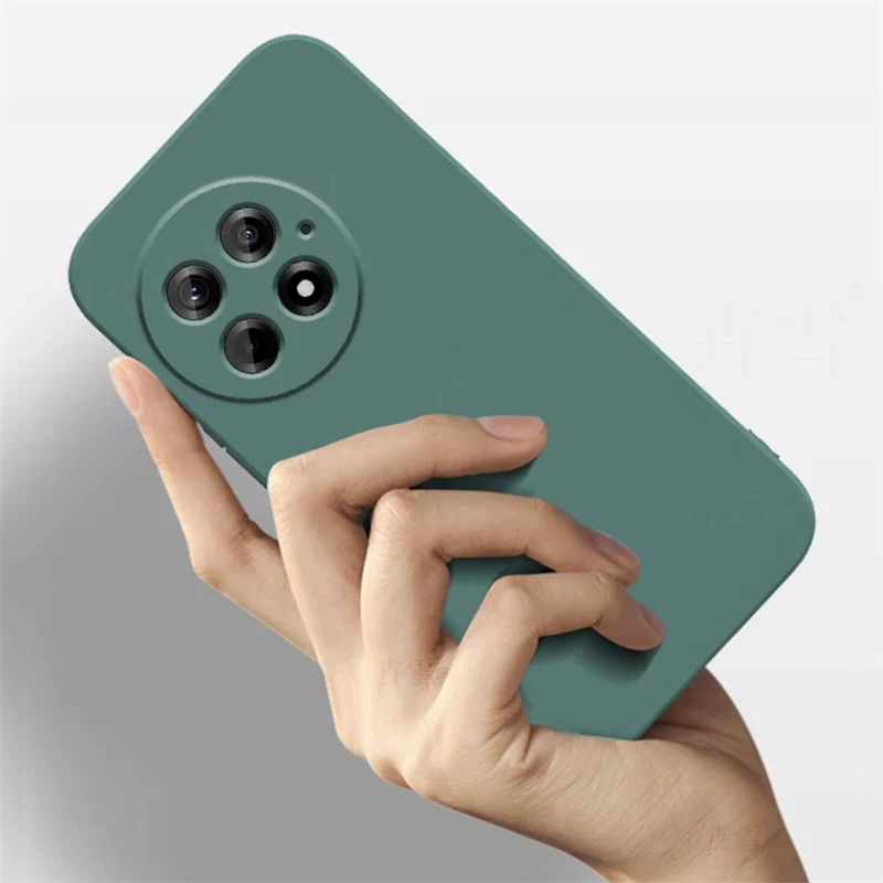 Para Oneplus 13 Funda de silicona líquida Oneplus 13 Fundas Coque suave TPU Protector de cámara funda de teléfono Oneplus 13 12 12R 11