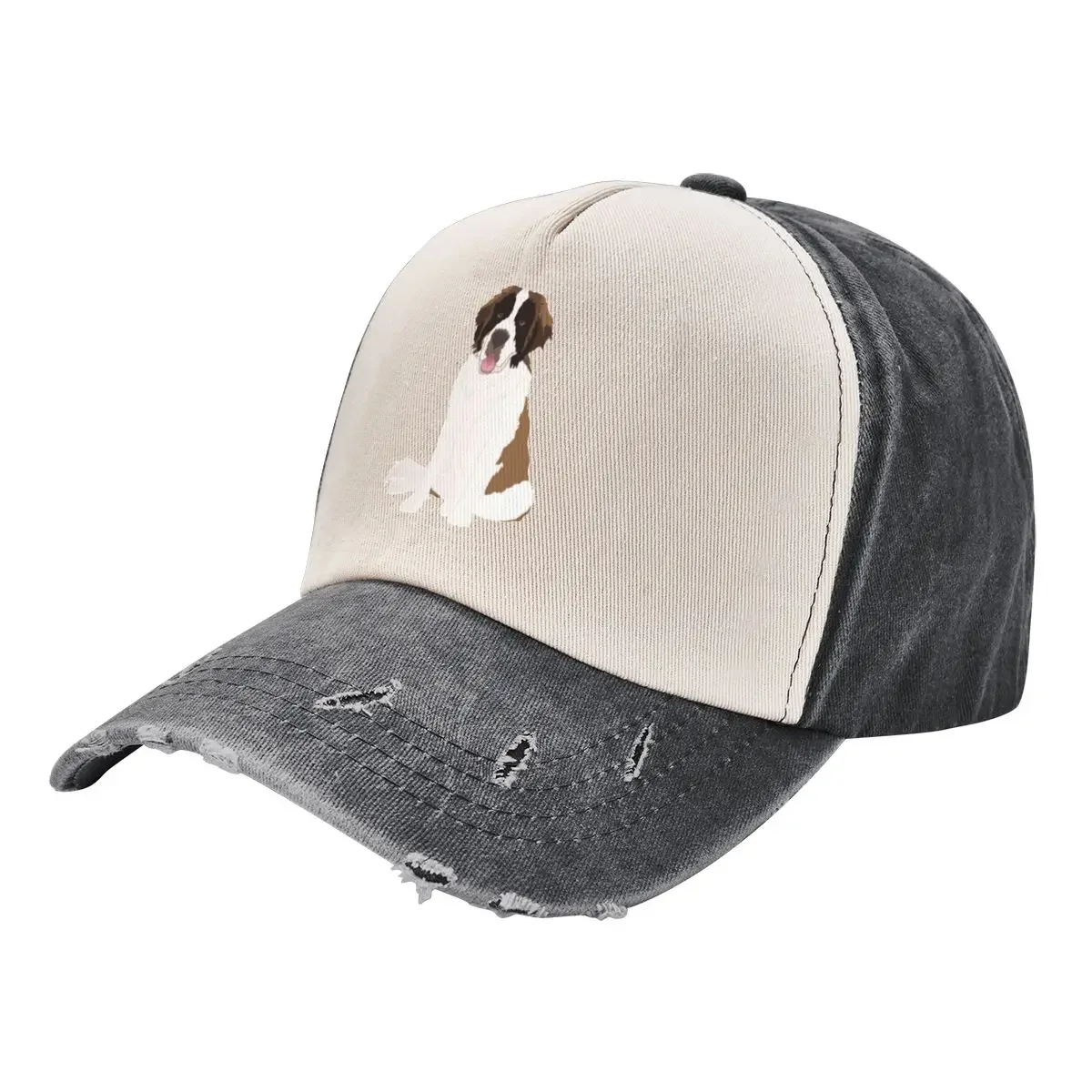 Saint Bernard PatternCap Baseball Cap Sunhat Beach Military Tactical Cap Mens Tennis Women's