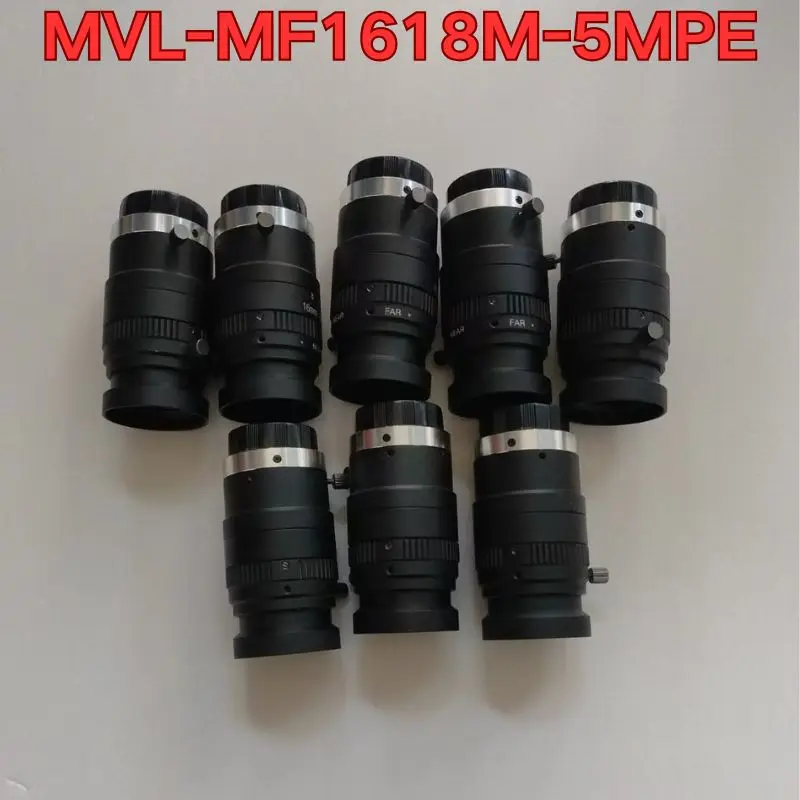 Second-hand MVL-MF1618M-5MPE industrial camera lens function test is normal