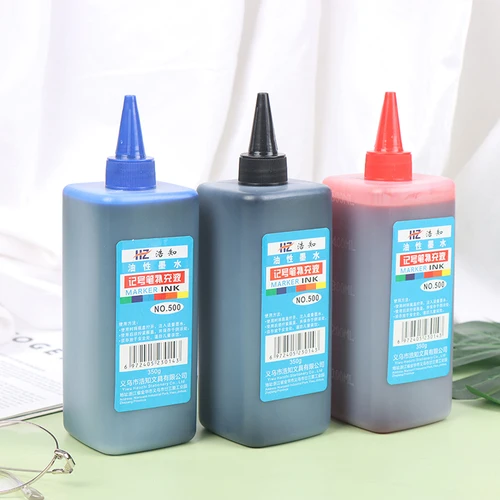 Imagen 2 del producto Bolígrafo para marcar aceite de Graffiti seco permanente, 500ml, para agregar tinta, papelería suave y fácil de usar