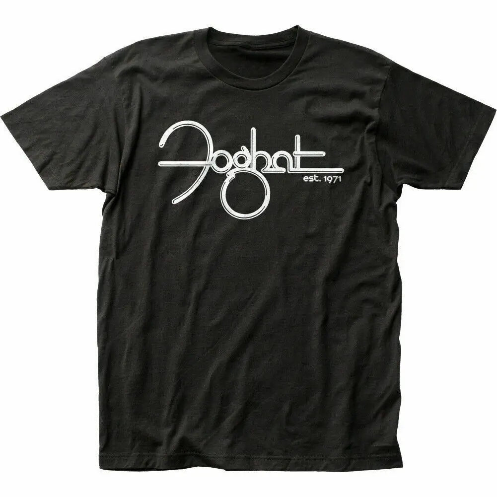 Foghat Est. 1971 T Shirt Mens Licensed Rock N Roll Music Band Tee New Black