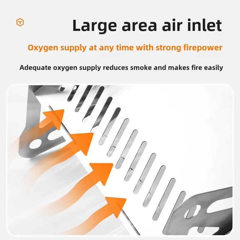 رف شواية بطاقة قابلة للطي في الهواء الطلق