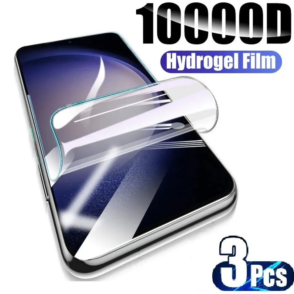 3Pcs Hydrogel Film For Huawei Nova Y91 Enjoy 60X Screen Protectors For Huawei Novay91 4G Protective Film Cover 6.95inches