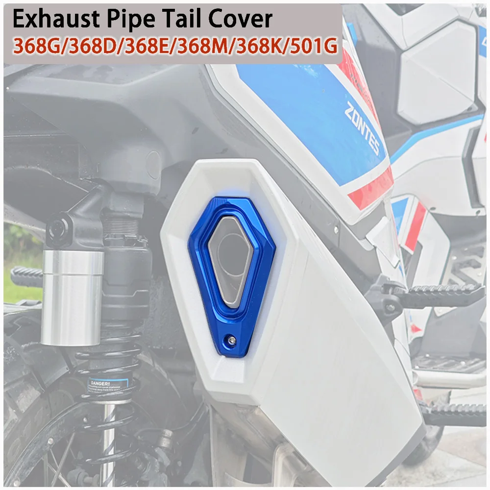 

for Zontes 368g 368m 368K 368m 368D 501g Motorcycle Accessories Exhaust Pipe Protective Cover Exhaust Pipe Tail Decorative Guard