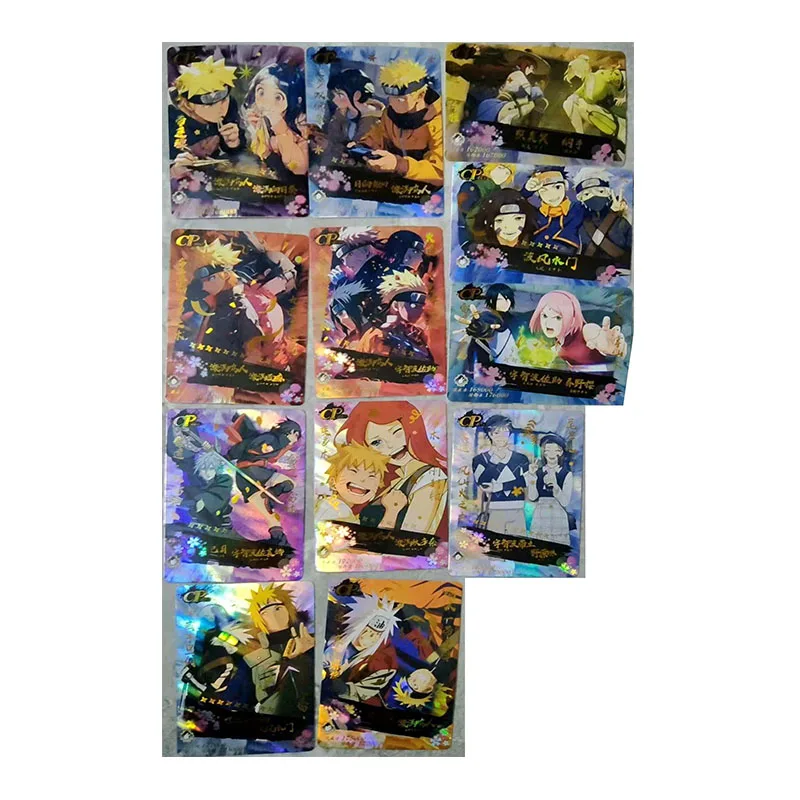 Anime NARUTO Rare SSP SP CP PR Game Hyuga Hinata Haruno Sakura Sasuke Kakashi Gaara Collectible Cards Toys for men Birthday Gift view 3