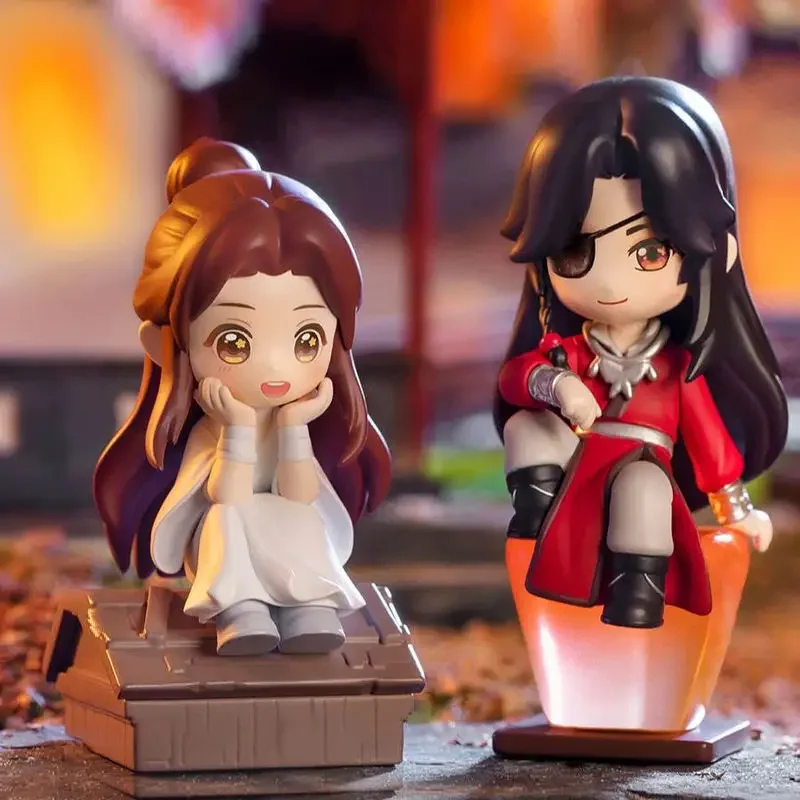 Anime Heavenly Official Blessing Figure Toy Xie Lian Hua Cheng Lucky To Meet You Series Cute Action Figures Toys Birthday Gift