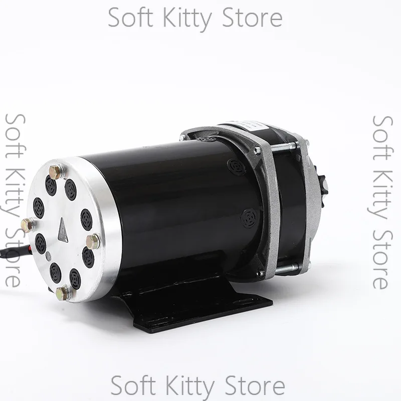 24V 500W Brushed DC Geared Motor, Low Noise Motor, Permanent Magnet Central Motor