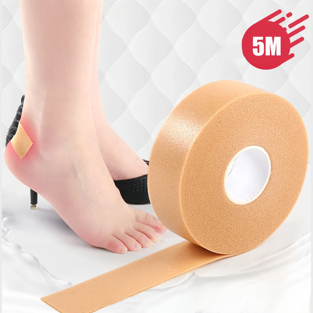

5MM Heel Protector Heel Pads for Sport Shoes Adjustable Size Anti-wearing Blister Heels Liner Back Stickers Foot Care Pads