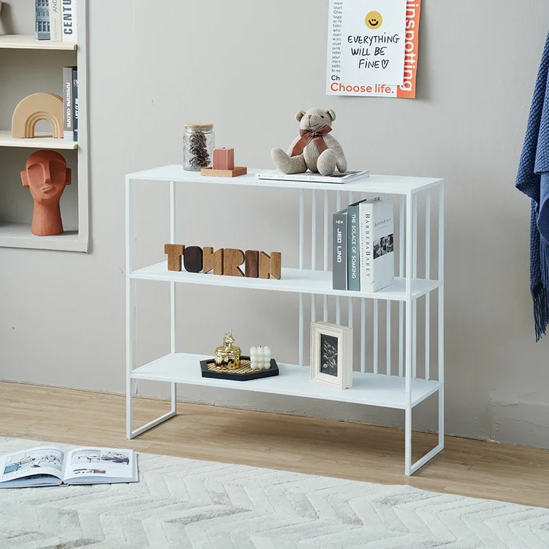 Ferro Multi-Layer Storage Rack, Sala de estar, Piso de Teto, Varanda Canto Rack, Display Rack, Estante Porch Partition