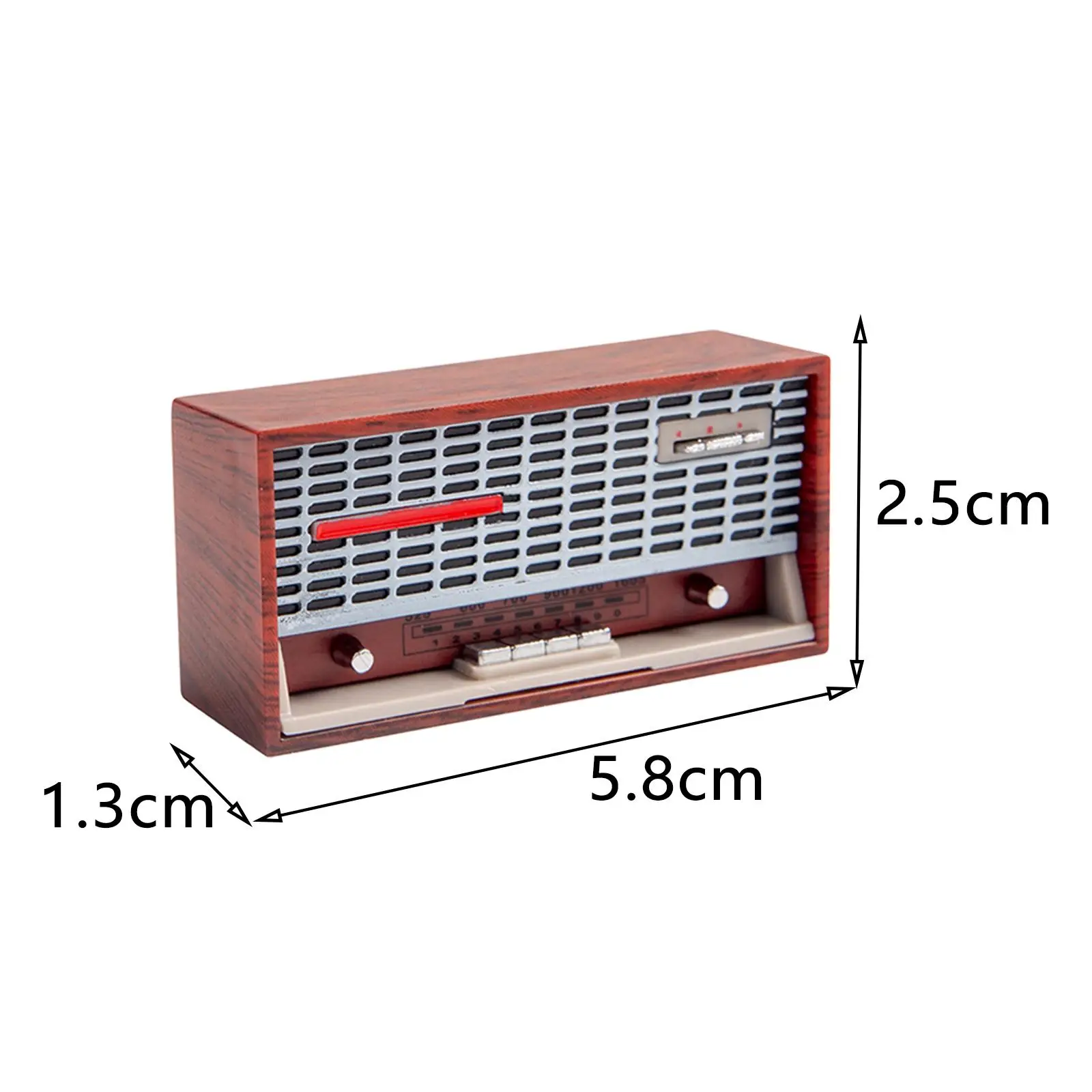 Vintage grammofoonfonograaf: klassieke muziekspeler voor poppenhuisdecor