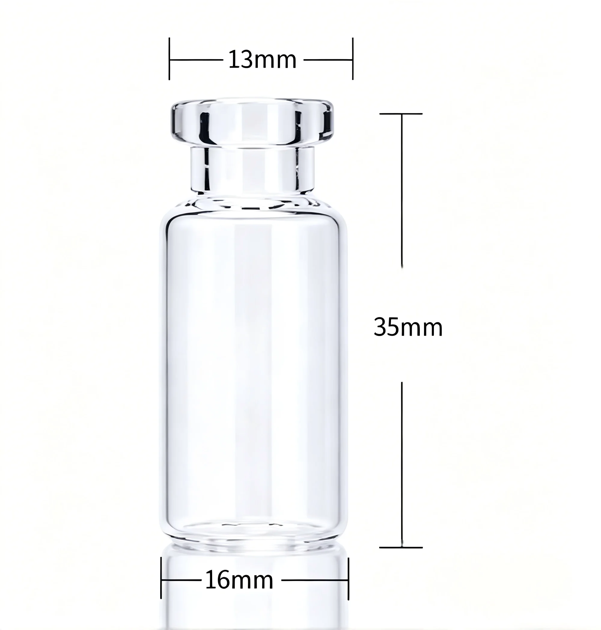 

only 300pcs 3ml Clear Glass Vial without cap