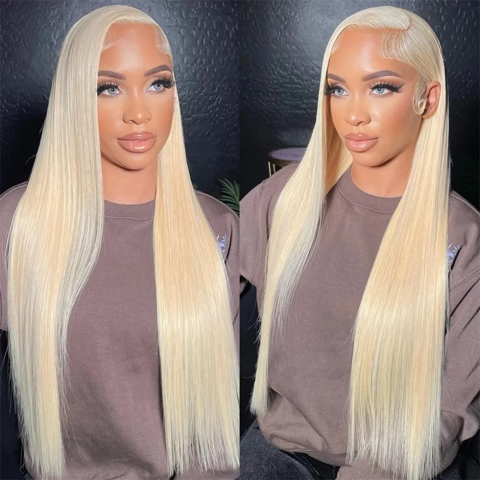 613 Blonde Bundles Human Hair 30 Inch Straight Bundles Unprocessed 12A Brazilian Virgin Raw Hair Quick Weave 1 3 4 Bundles Hair Extensions For Women