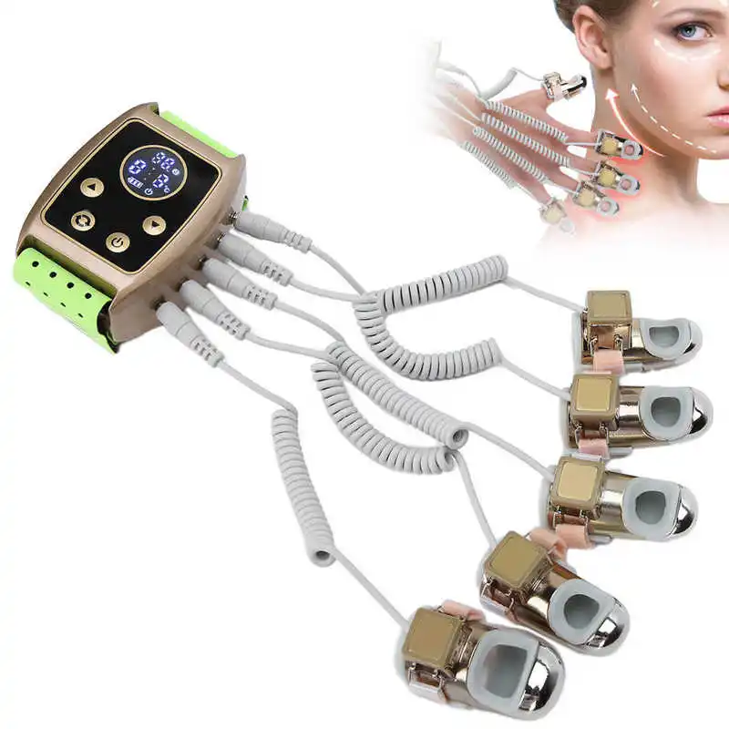 

Microcurrent Body Face Massager Gravitational Finger Machine Skin Tighten Lift Anti Aging Skin Care Dredges Meridians Relaxation