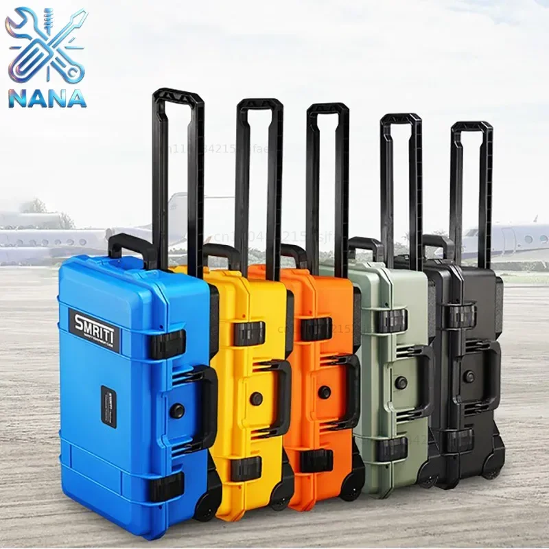 Large Hard Case Tool Box Waterproof Plastic Tool Box for Workers Accessories Sponge Tool Case Shockproof Organizer