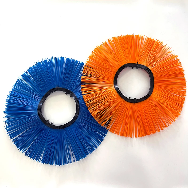

Factory custom poly road snowplow disc brush for street snowplow cleaning