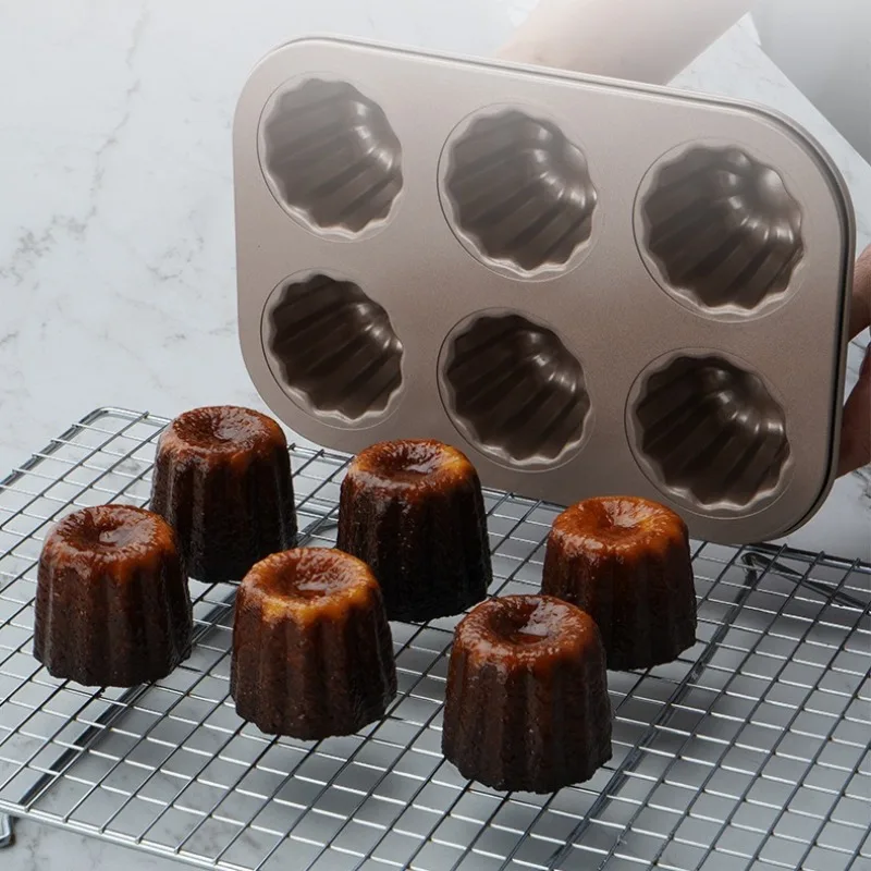 Carbon steel 6/9/12 plate non-stick cake mold baking pan
