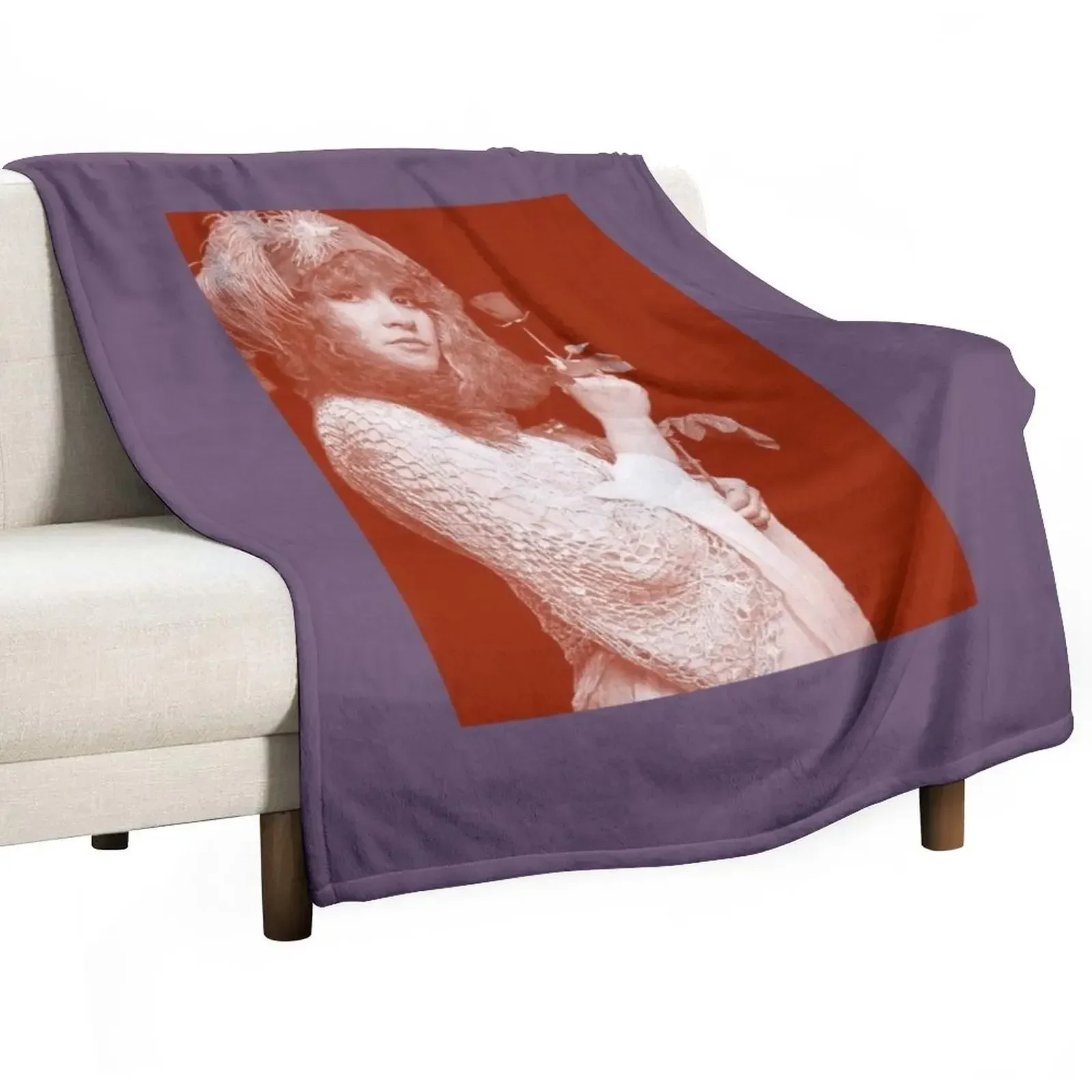 Stevie Nicks Red Throw Blanket For Decorative Sofa Bed Fashionable Sofa Luxury Throw Blankets