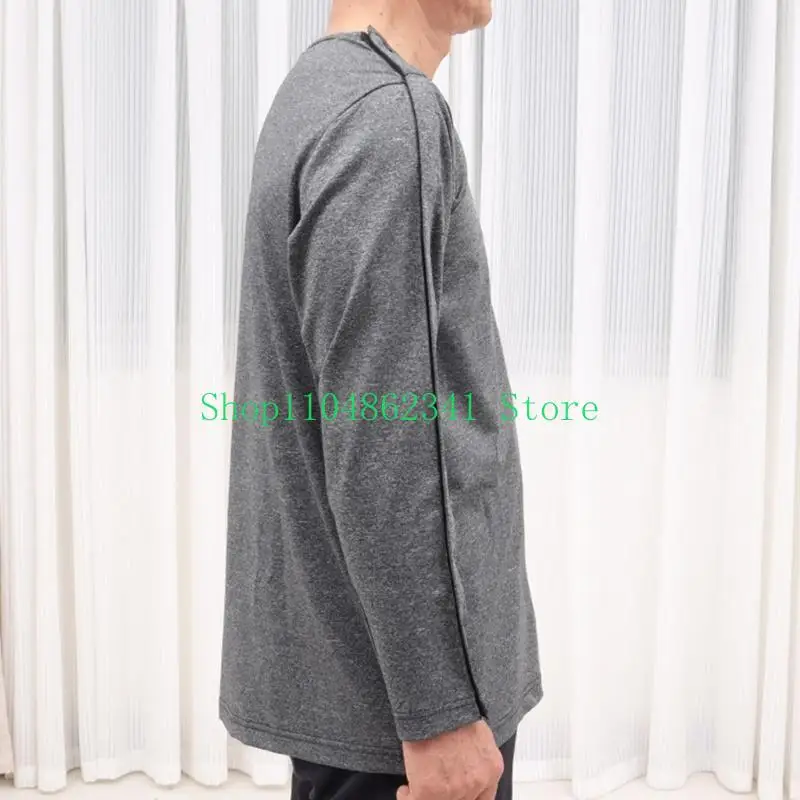 5ASD كتف ما بعد العمليات الجراحية قميص الانتعاش الكامل بعيدا الأكمام طويلة القميص الوصول إلى المنفذ للنساء للنساء الهدايا #3