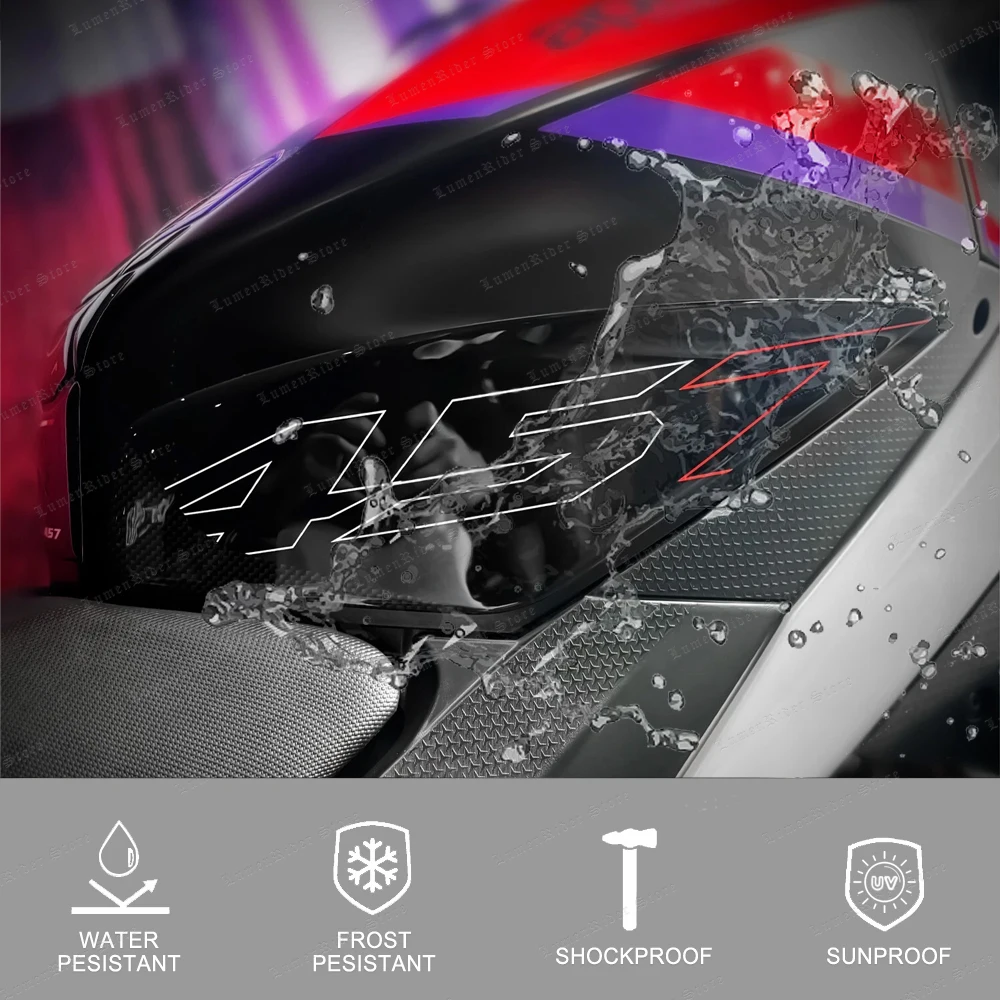 For Aprilia RS 457 RS457 2024 Motorcycle 3D Gel Epoxy Resin Sticker Tank Pad Protection Kit