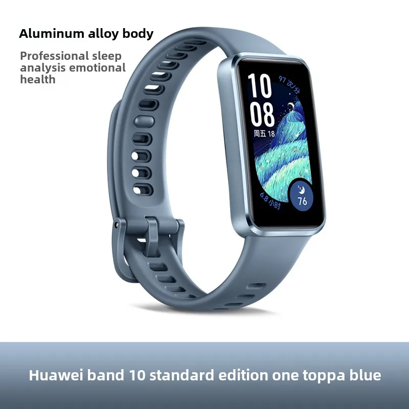 2025 New Original Huawei Band 10 Smartwatch,Compatible with IOS & Android,Sleep Tracking,Health Monitor,14 Days Battery Life,