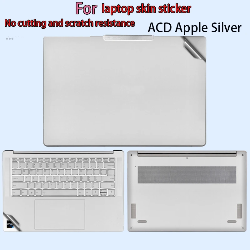 For 2024 Lenovo Yoga Slim 7x Gen9 laptop skin sticker Yoga Slim 7 14Q8X9 computer body protective film anti-scratch accessories