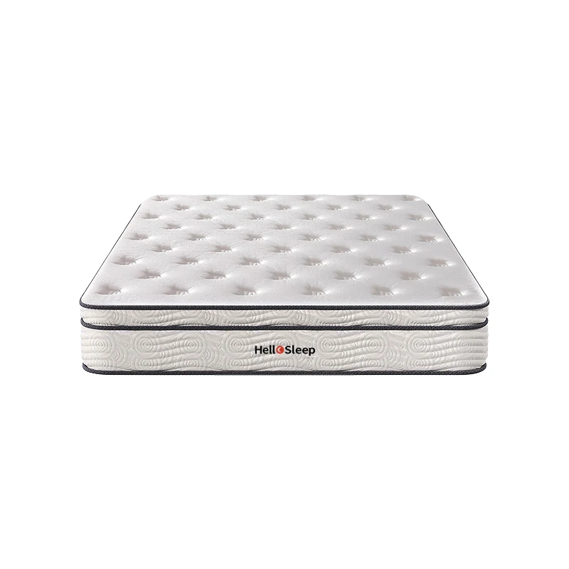 Natural Latex Sleep Gel Memory Foam Zones Pocket Spring Mattress Roll in a Box