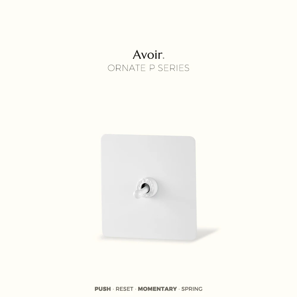 

Avoir Rocker Reset Switch Home Accessories Push Button 1-3 Gang Toggle Switches Momentary 86 Type White Socket Outlet Usb Type C