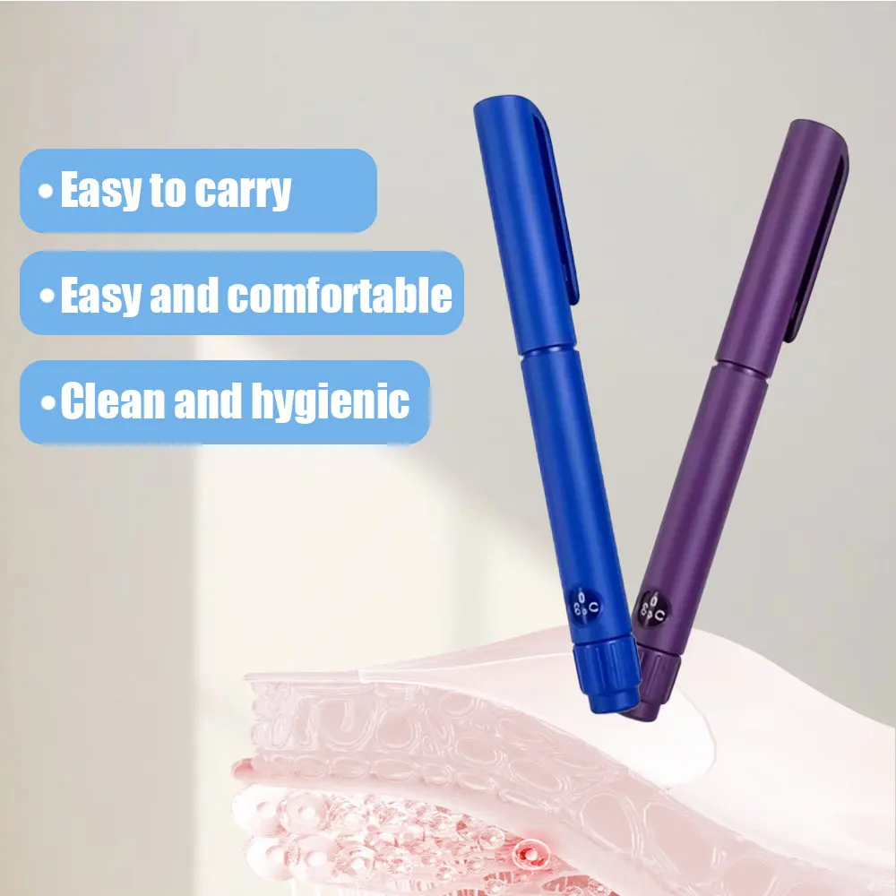 Disposable Rotary Push Sterile Injection Pen Insulin Injection Pen Adjustable Growth Hormone Dose 60U with 3ml Cartridges view 6