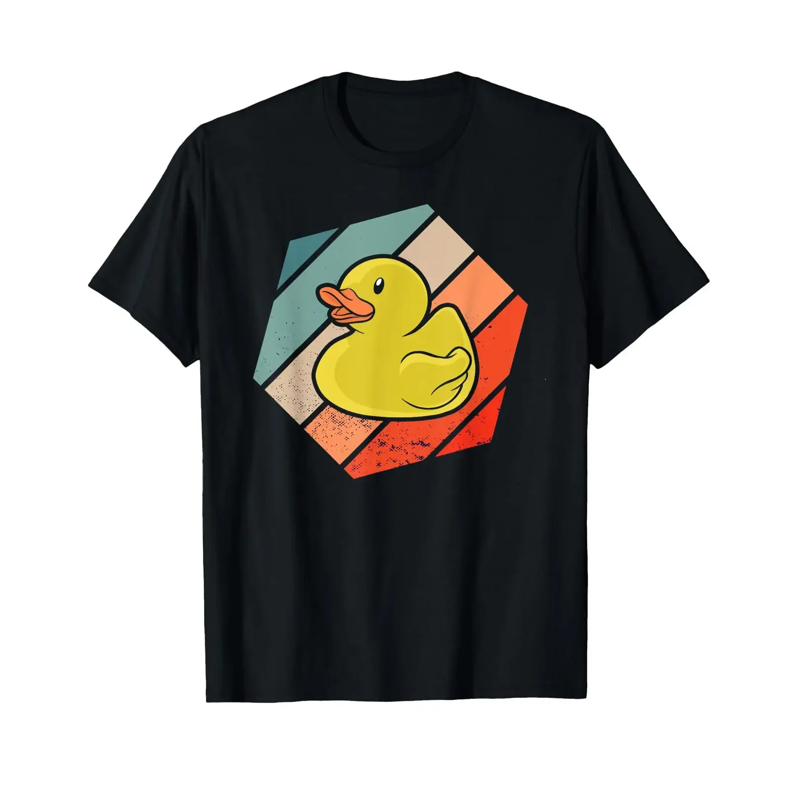 Ducks rubber retro vintage motif slogan T shirt vintage Washed designer clothes homme Soft streetwear Comfortable Stylish