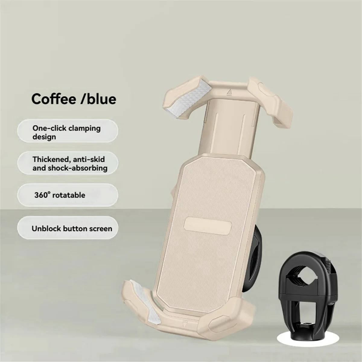 حامل هاتف الدراجة الكهربائية A71P، توصيل الدراجة الكهربائية، مظلة وحامل مقاوم للمطر، حامل هاتف الدراجة النارية B #4