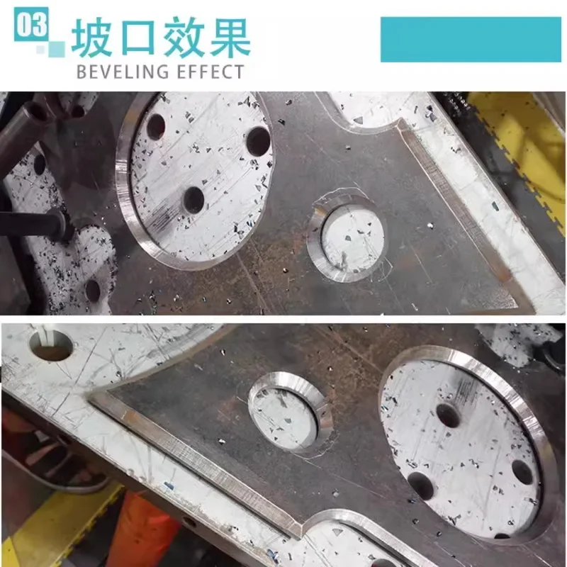 Beveling machine Handheld electric flat chamfering milling machine Stainless