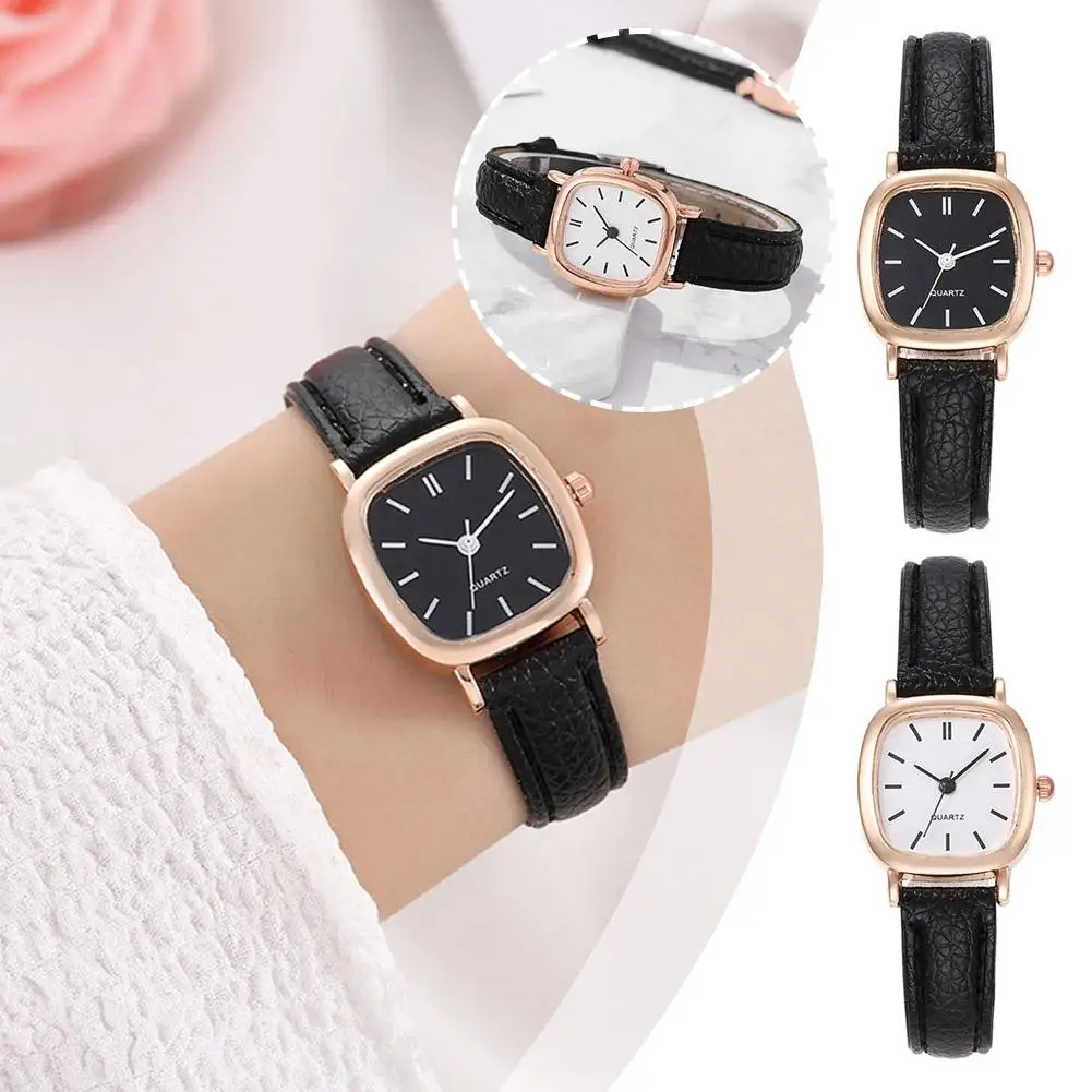 

Men's And Women's Quartz Belt Couple Watch The New Is Personalized Trendy Version Minimalist Style Retro Korean And I1K0