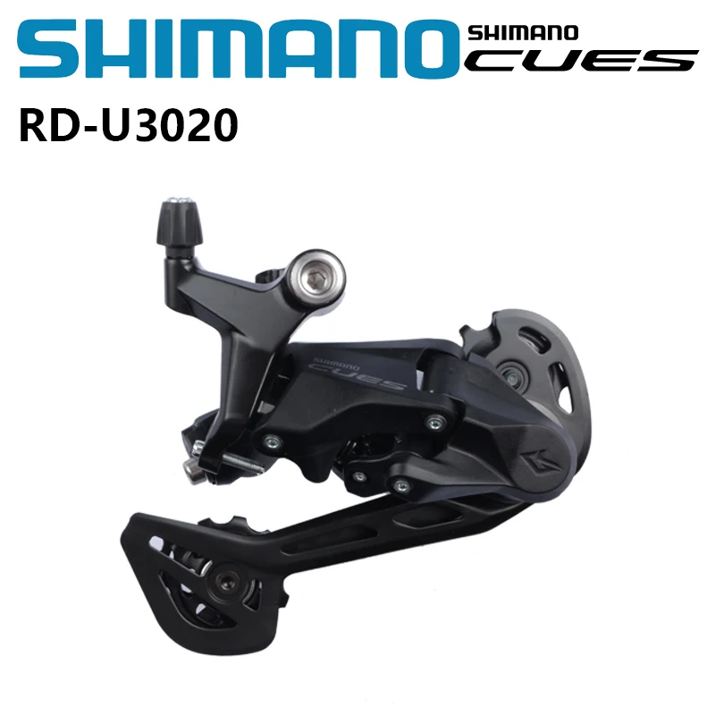 SHIMANO CUES RD-U3020 SHADOW Rear Derailleur 9 Speed For MTB Mountain Bike Compatible With LINKGLIDE Transmission System