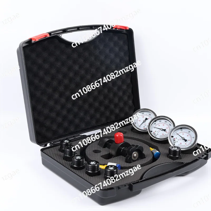 Professional Nitrogen Charging Tool FPU-1 for Bladder and Piston Accumulators, 0-400Bar Hydraulic System Inflation Kit
