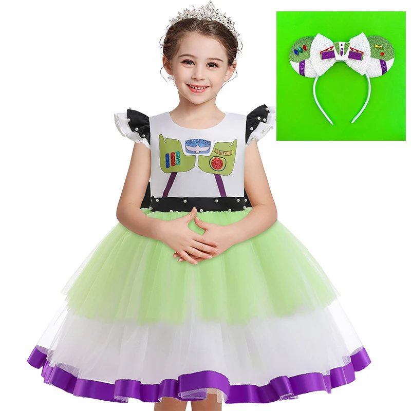 Buzz Costume Lightyear Costume Children Fancy Dress Woody Costumes Dress for Girls Birthday Party Gift Halloween Costume