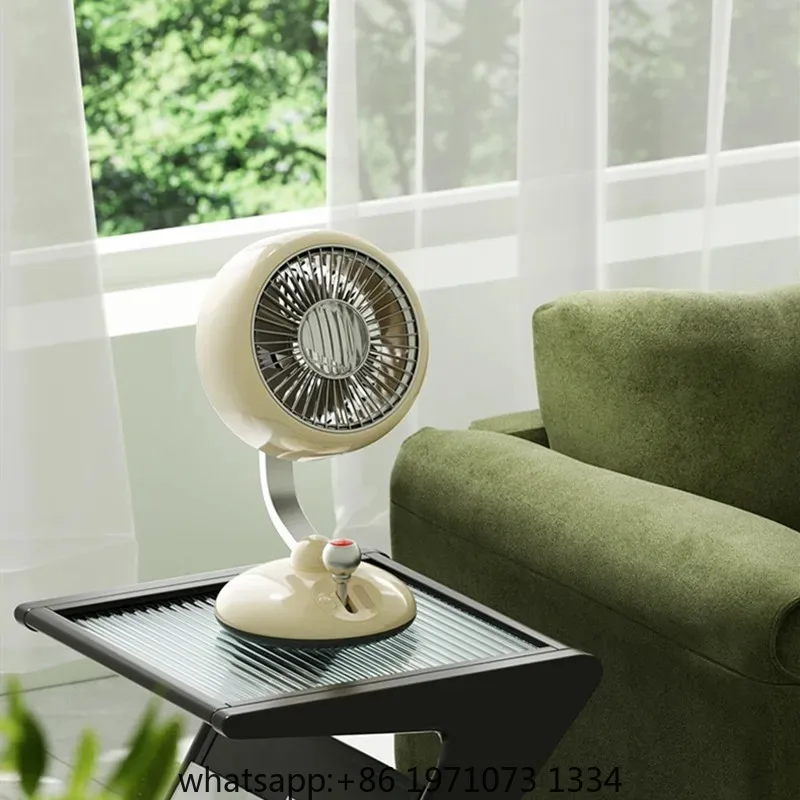 Turbo Air Circulator Fan Ultra-Quiet Desktop Fan for Home/Office 3-Speed Portable Cooling 360° Rotation & Energy Saving