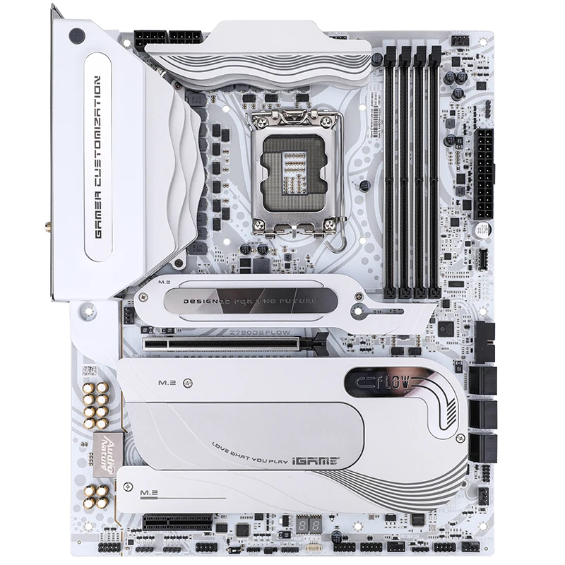 Imagem -02 - Placa-mãe Colorida Intel Z790 Igame Z790d5 Flow V20 para Jogos de Última Geração