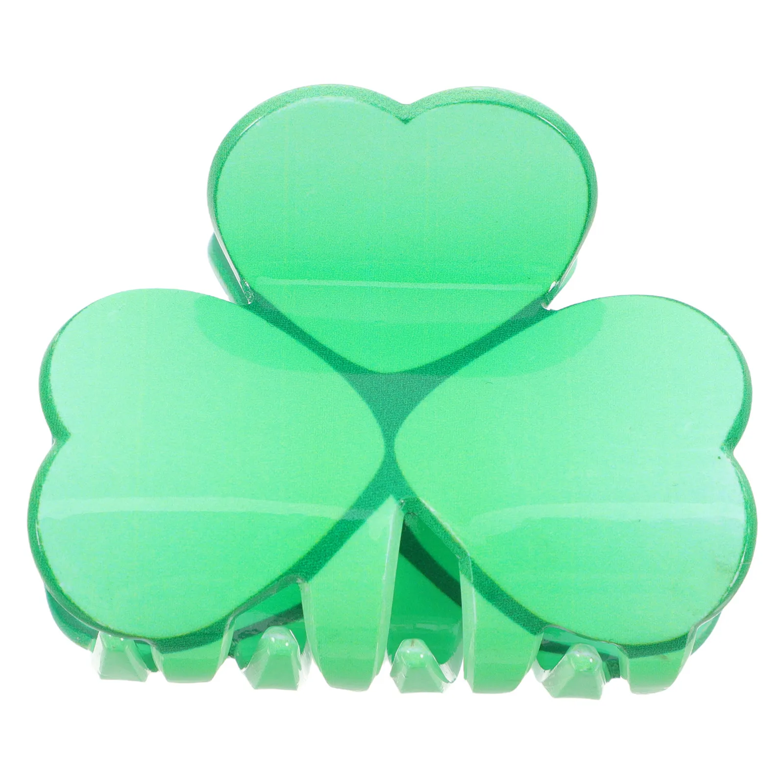 Green Shamrock Hair Claw Clips Stylish Lucky Clover Hairpins Perfect for St Patricks Day Irish Hair Barrettes Women Girls