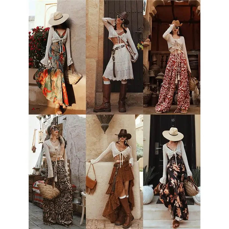 dali-tourism-themed-women's-knitted-cardigan-long-sleeve-open-front-design-fashionable-maternity-wear-from-mainland-china