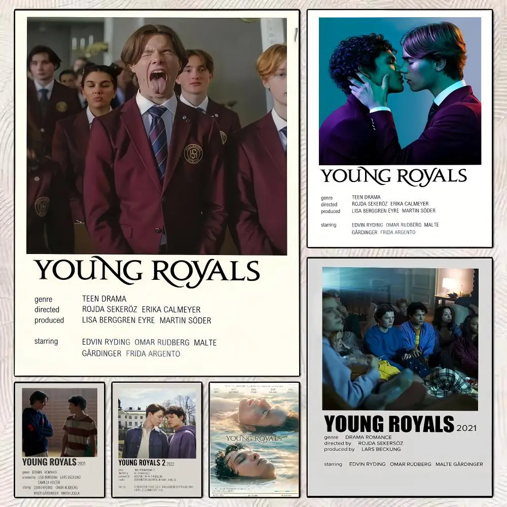 Drama Y-Young Royals Painting Calligraphy Stylish Canvas Poster Wall Art for Living Room Bedroom Office Home Decor
